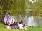 Picnic by the river Wye